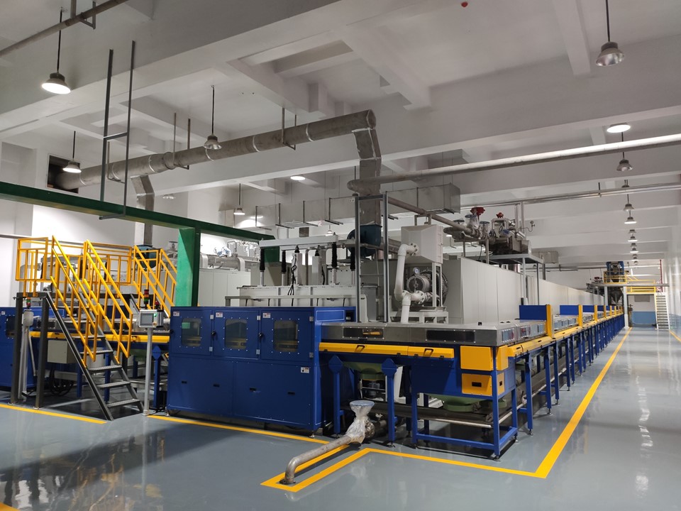 四十五米六列單層氣氛輥道窯